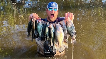HOW TO Catch CRAPPIE In SHALLOW WATER‼️ TEXAS CRAPPIE SPAWN 2023‼️