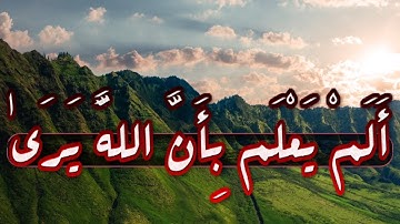(( أَلَمْ يَعْلَم بِأَنَّ اللَّهَ يَرَىٰ )) __محمد صديق المنشاوي___سورة العلق__#حالات واتس اب قران