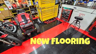 new flooring for the shop