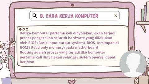 BAB 4 SISTEM KOMPUTER INFORMATIKA KELAS 9