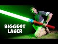We Made Biggest Green Laser Light