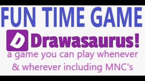 #Drawasaurus a  game that you can play wherever and whenever with people around the world !