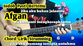 Chord Mudah (Jodoh Pasti Bertemu - Afgan) By Darmawan Gitar ( Tutorial Gitar ) Untuk Pemula