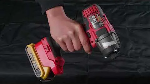 Battery adapter compatible with DeWalt & Bauer – Battery Adapter Demo