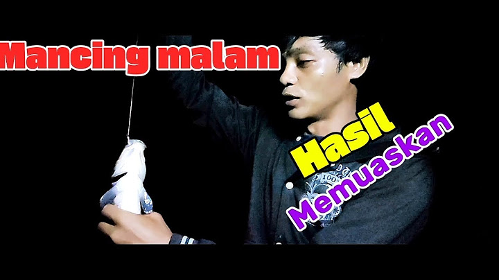 KESERUAN MANCING IKAN, DI MALAM HARI SPOT RAWA ECENG GONDOK