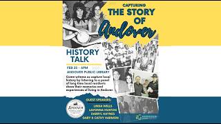 History Talk at the Andover Public Library