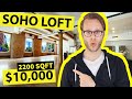 This $10,000 SOHO Loft Rules Downtown | NYC Apartment Tour