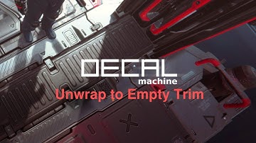 DECALmachine 2.0 - Unwrap to Empty Trim
