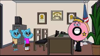 Gumball Y Mumball Trabajan En Policia Y Son Castigados
