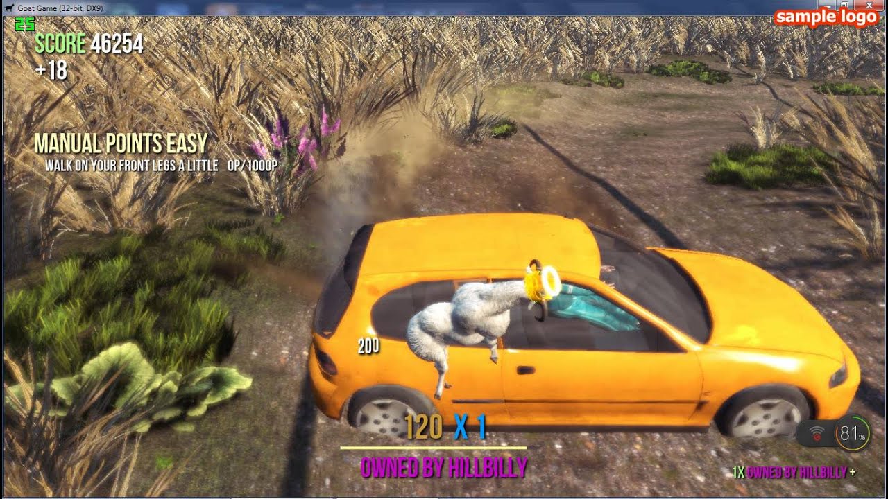  GOAT Vs CAR Goat Simulator YouTube