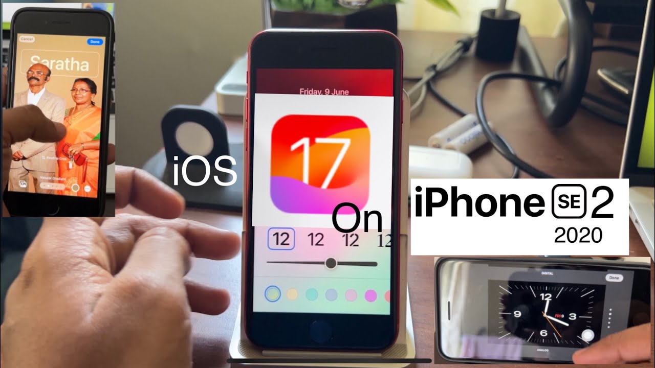 iOS 17 on iPhone SE 2020 (SE2) - YouTube