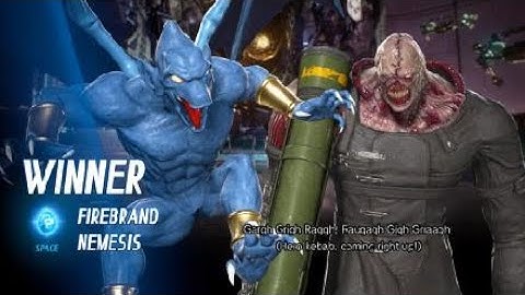 Firebrand/Nemesis Vs Arthur/Zero|MARVEL VS. CAPCOM: INFINITE