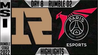 RNG vs PSG Highlights | MSI 2022 Day 8 Rumble Stage D2 | Royal Never Give Up vs PSG Talon