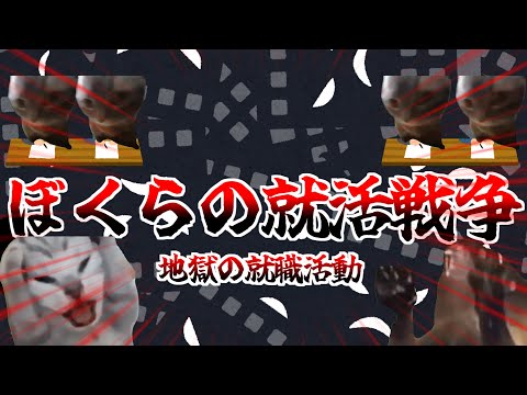 【猫ミーム】私の大学時代の就活戦争　(21歳学生です)