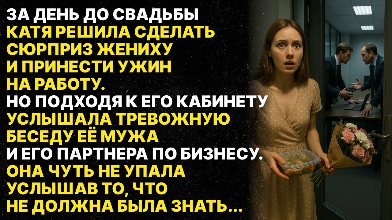 Катя случайно подслушала разговор жениха за день до свадьбы и чуть не потеряла сознание