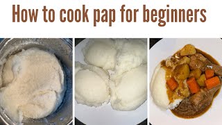 How to cook pap for beginners/ South Africa screenshot 4