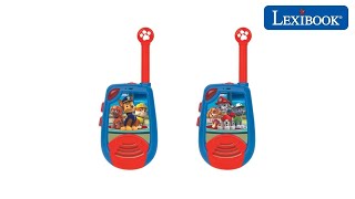 TW25PA - Talkies Walkies Pat' Patrouille 2km / Paw Patrol Walkie Talkies  1.3 miles - Lexibook 