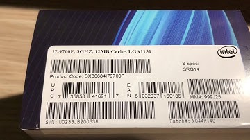 i7 9700F unboxing - What’s Inside