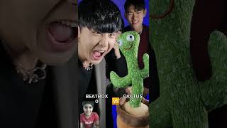 Beatbox 😜V's #cactus 🥶| #beatbox #squidgame #cactusbuddy #funny #memes #challenge