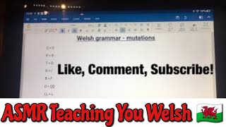ASMR Teaching You Welsh - Soft Mutations | ASMR yn y Gymraeg screenshot 3
