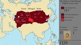 The History of the Mongol Empire: Every Year Resimi