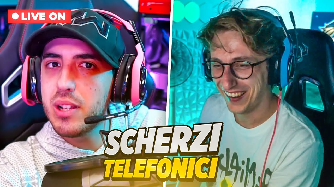 SCHERZI TELEFONICI IN LIVE (RISCHIO BAN)