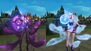 COVEN Ahri vs KDA all out Skin MODEL comparison