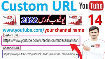 How to set custom url for YouTube channel in mobile 2022