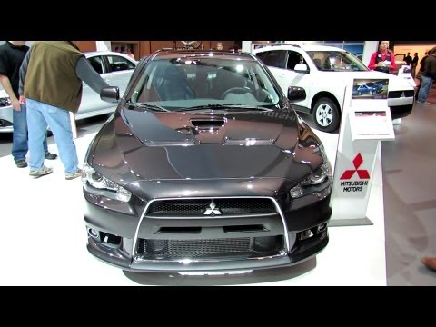 2012 Mitsubishi Lancer Evolution AWC Exterior and Interior at 2012 Toronto Auto Show - CIA