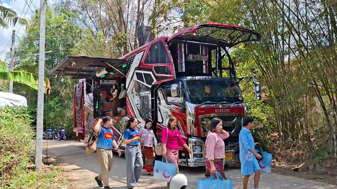 แก้วใบเก่า รถแห่ทีมออดโอ้ งานแต่ง บ.หัวนา 28/2/69