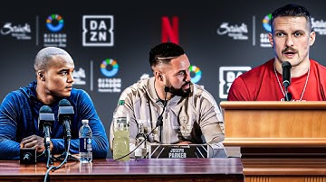 Chaos ERUPTS! Usyk INTERRUPTS Joseph Parker vs Fabio Wardley Press Conference!