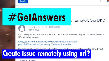 GetAnswers - Create Issue remotely using URL?