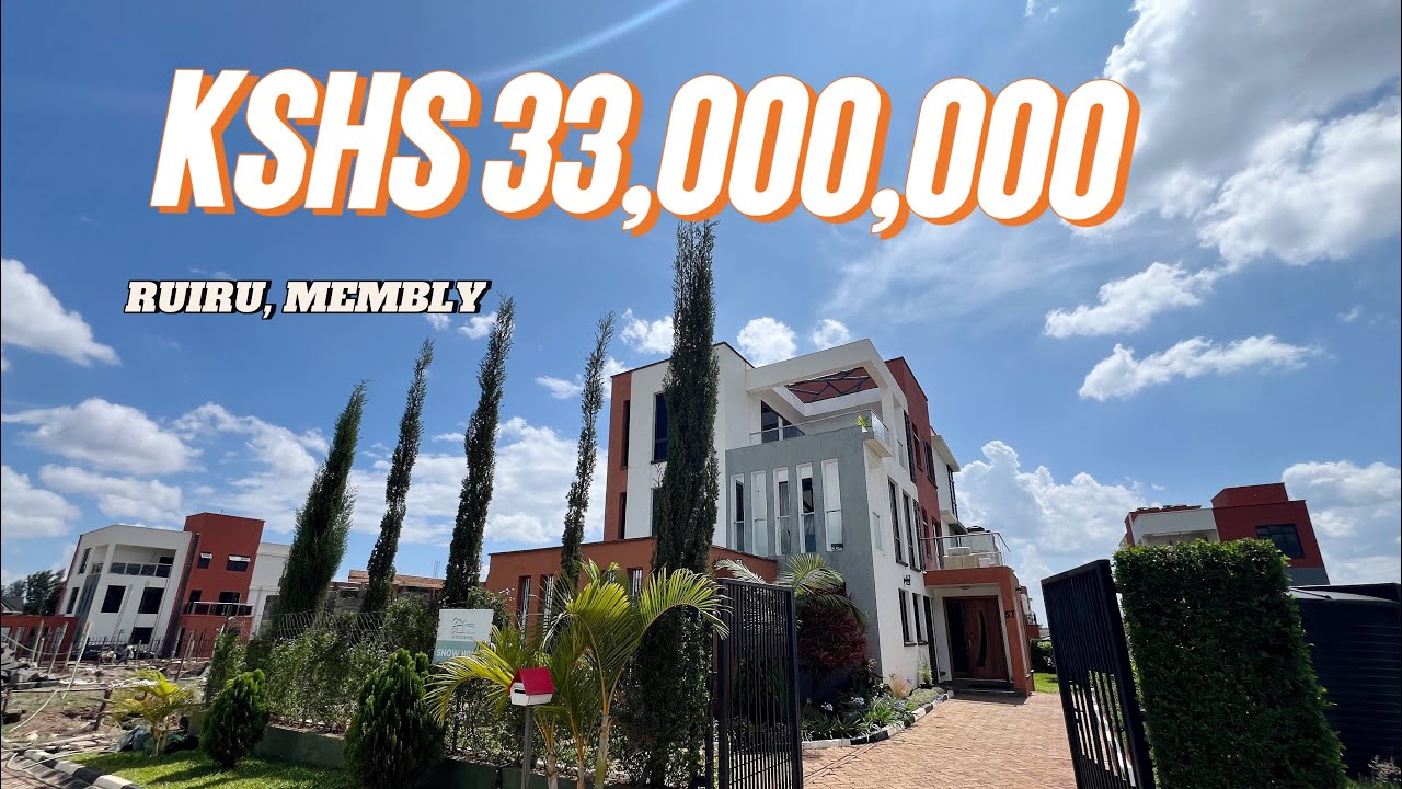 Inside a KSHS 33,000,000 4 Bedroom Mansionette in Ruiru, Membley..near Tatu city