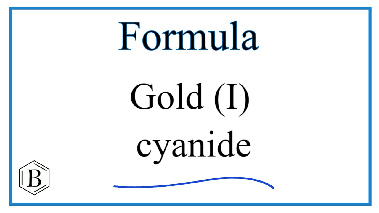 How to Write the Formula for Potassium cyanide 