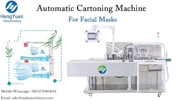 Facial Masks Box Packing Equipment | Automatic Cartoning Machine