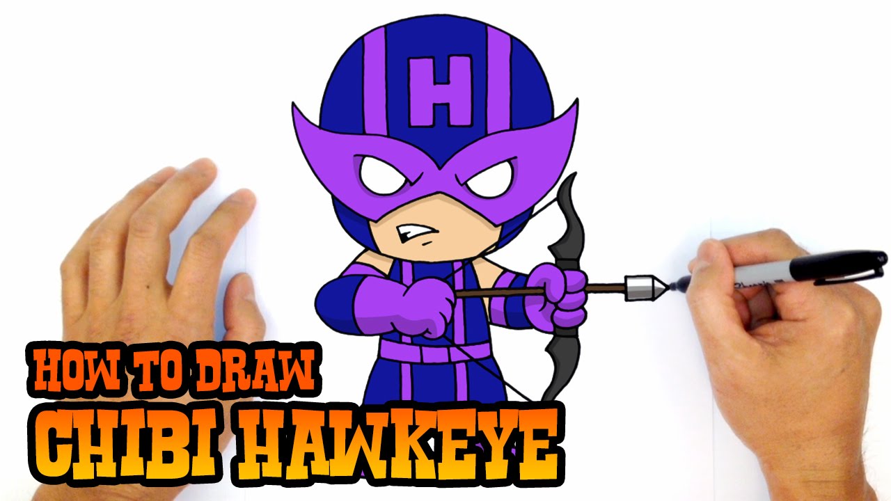 How To Draw Hawkeye | The Avengers