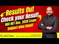 NET JRF DEC-25 Result Out II Check your cutoff II SWMG II Dr. Mukesh Goyal.