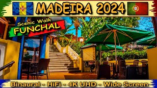 MADEIRA 2024 - FUNCHAL - Scenic walk - UltraWide 4K - 10bit color - HiFi - Binaural #Tramtarie