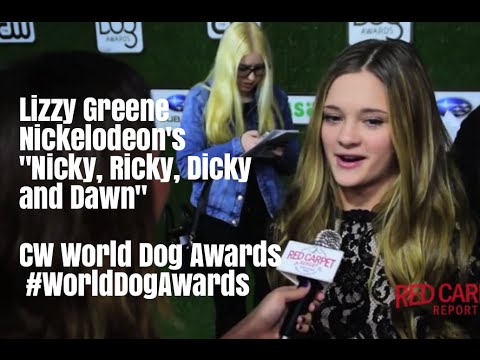 Lizzy Greene at the CW World Dog Awards Green Carpet #WorldDogAwards #NickelodeonTV