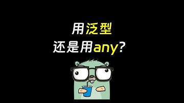 用泛型还是用any ？