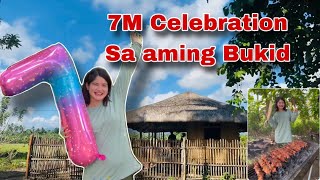 Nagluto kami ng BBQ at Chicken Inasal dine sa Bukid | Happy 7 Million FF | Ka Mangyan Vlog