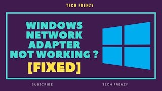 how to fix network adapter windows 10 ? |  [quick fix]