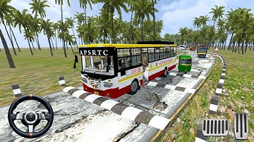 Speed Breaker Map in Bussid Gameplay | Saptagiri Express Bus Mod | Bus Simulator Indonesia Bus Game 