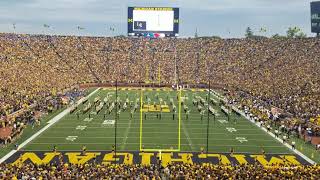 Michigan Stadium F-16's flyover