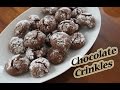 Chocolate Crinkles - Popraskané čokoládové sušienky / Recept