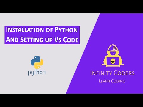 Installation of Python and Setting up VS code for python  #1