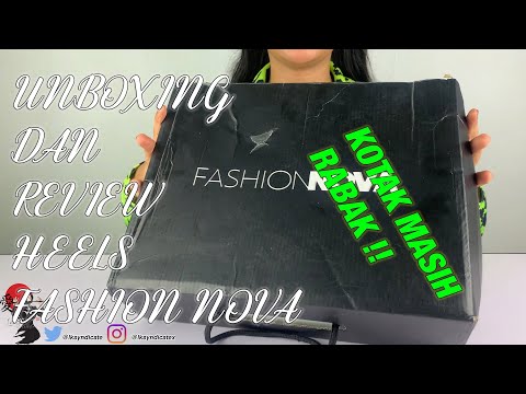 Lady Kallista - Unboxing dan Review Heels Fashion Nova. Kotak Masih Jahanam !!