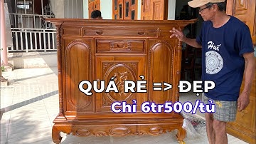 Tủ thờ gỗ Tràm Rừng Quá Đẹp - Giá Xưởng Làm
