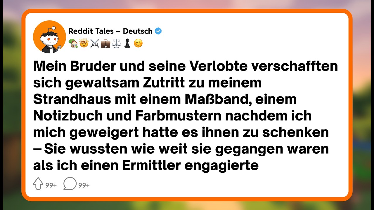 Ich stand an der Tür meiner eigenen Wohnung, als meine Verlobte mit einem Maßband, einem Notizbuch und Farbmustern auftauchte. Sie grinste: „Wir wollten nur deinen Schlüssel holen, damit wir unser...