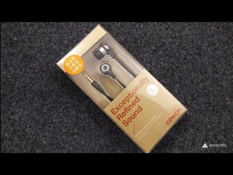 Cowon Em1 earphones review with unboxing